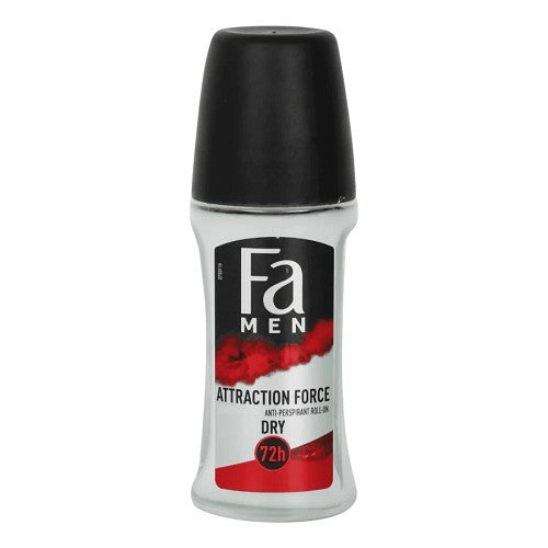 Fa Men Attraction Force Dry roll-on deodorant.