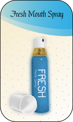 Pretty Fresh Mouth Spray Green Mint 20ml :