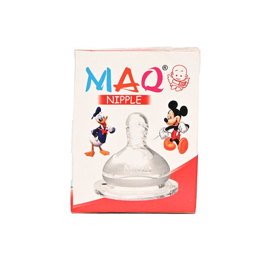 Pack Of 2 MAQ  Nipple Large Wide Neck Baby Feeder Pacifiers [Imported]