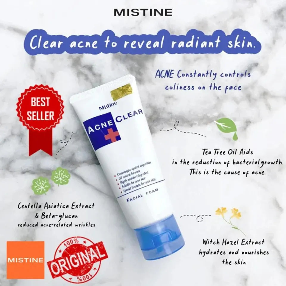 Mistine Acne Clear Facial Foam 85gm