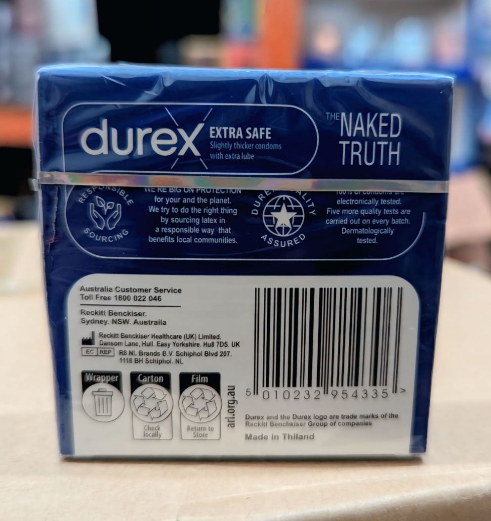 Durex Extra Safe Condoms 3Pack