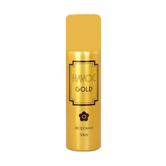Havoc Gold Body Spray Deodorant For Men Women