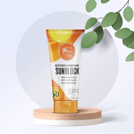 Rivaj UK Whitening & Vanishing Sunblock SPF60 100 ML