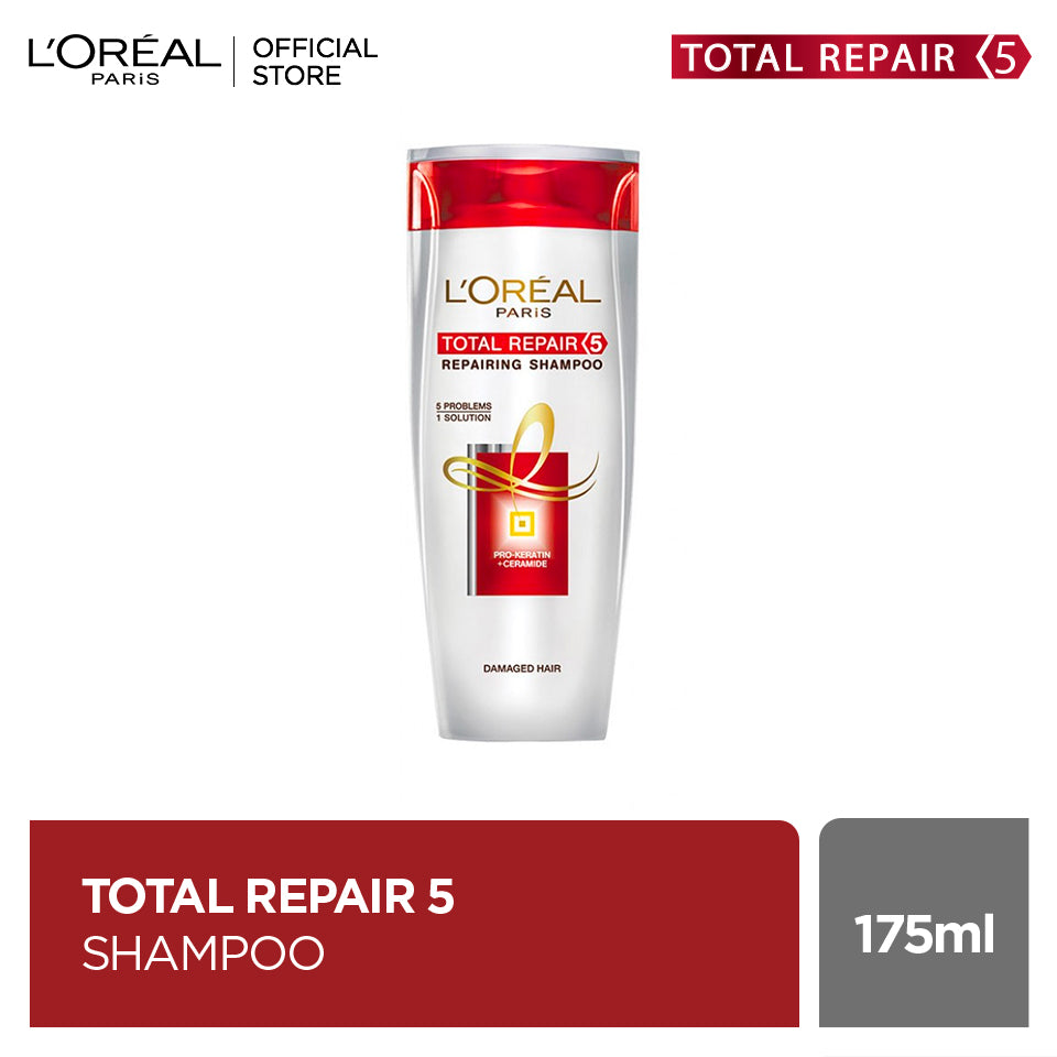 L'Oreal Paris Total Repair 5 Shampoo, 175ml