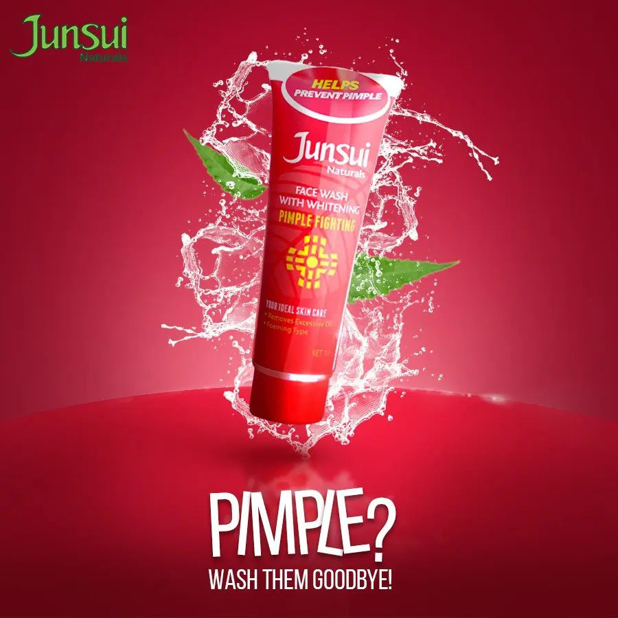 Junsui Naturals Face Wash With Whitening Pimple Fighting 100gm