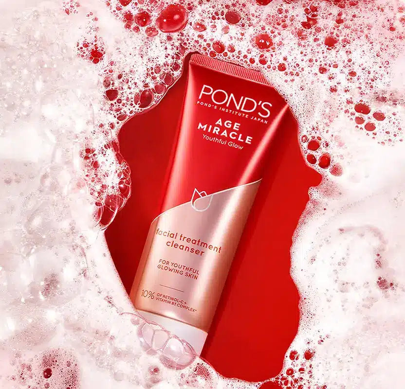 Pond's Age Miracle Ultimate Youth Hexyl-Retinol Facial Foam, 100g