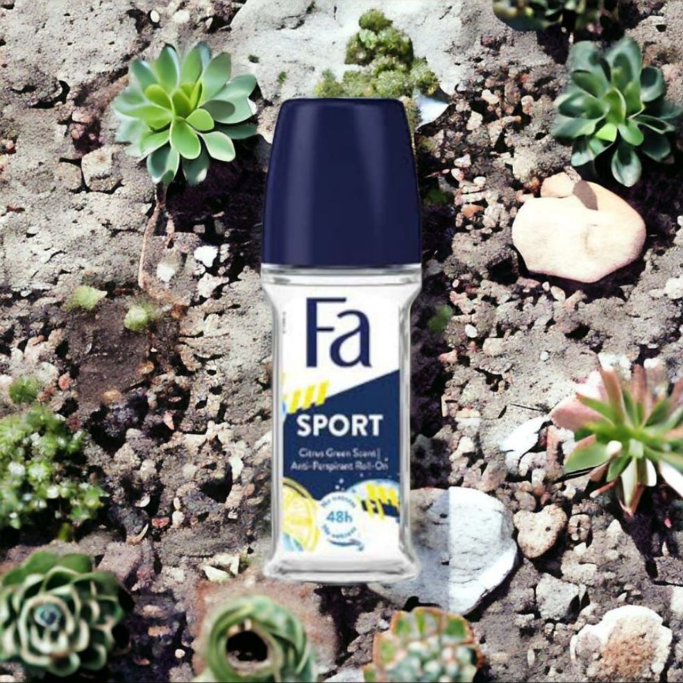Fa Sport Citrus Green Scent Anti-Perspirant Roll-On.