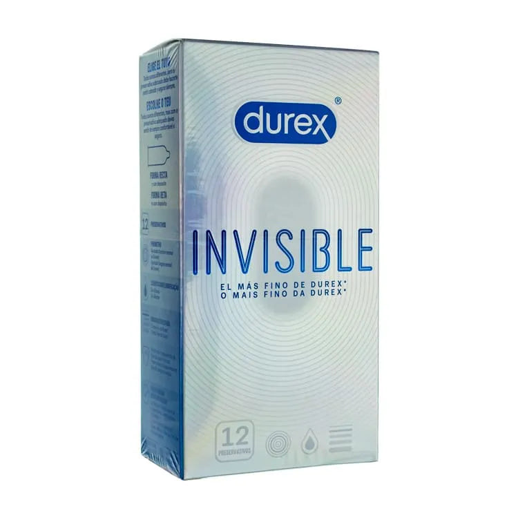 Durex Invisible Extra Sensitive Condoms 12-PACK