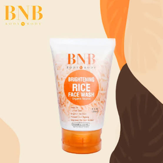 B.N.B Best skin glowing & whitening rice face wash 120ml