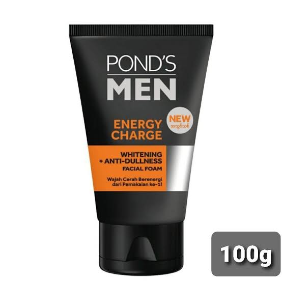 Pond's Men Energy Charge Whitening Anti-Dullness Facial Foam 100G