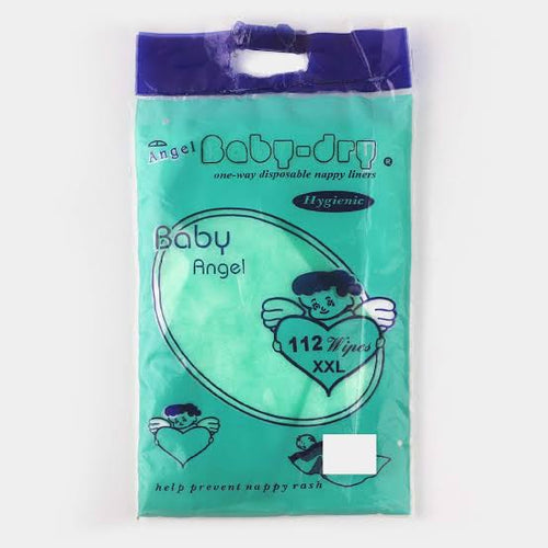 Angel Baby-Dry 112 Sheets XXL Size Baby Disposable Diapers – Cloth Diaper Nappy Liners