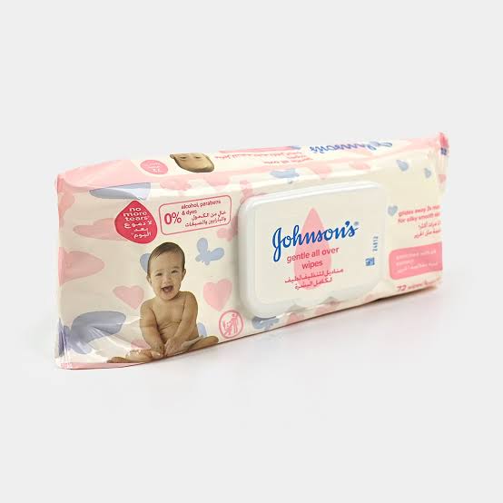 Johnson’s Gentle All Over Baby Wipes, 72-Pack
