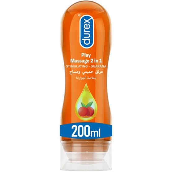 Durex Lubricant Massage Gel 200ml - 2 in 1 Stimulating Play Massage