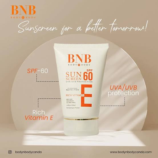 BNB Vitamin E Sun Screen (Spf 60)
