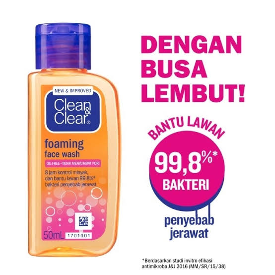 Clean & Clear Foaming Face Wash 50 mL