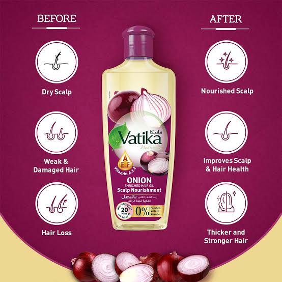 Vatika Naturals Onion Enriched Hair Oil 100 ML