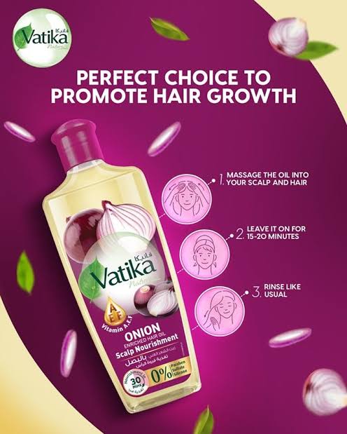 Vatika Naturals Onion Enriched Hair Oil 100 ML