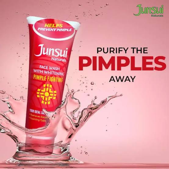 Junsui Naturals Face Wash With Whitening Pimple Fighting 100gm