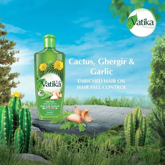 Dabur Vatika Naturals Hair Fall Control Cactus Enriched Hair Oil 100ml