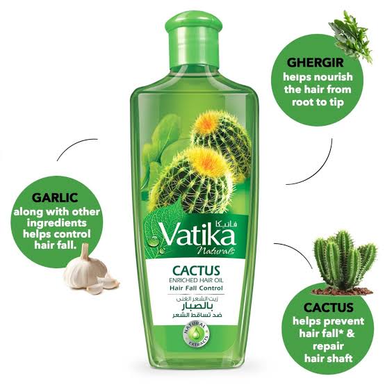 Dabur Vatika Naturals Hair Fall Control Cactus Enriched Hair Oil 100ml