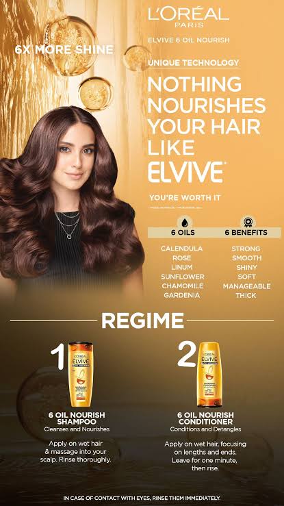 L'Oreal Paris 6 Oil Nourish Scalp + Hair Nourishing Shampoo, For All Hair Types, 175ml | Luxurious Hair Elixir