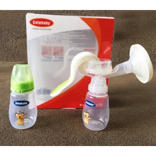 Cutebaby Breast Pump Set With Feeder
