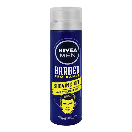 Nivea Men - Shaving Gel - Barber Pro Range - One Stroke Shave - Beard Softener - 200 ML