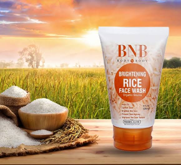 B.N.B Best skin glowing & whitening rice face wash 120ml