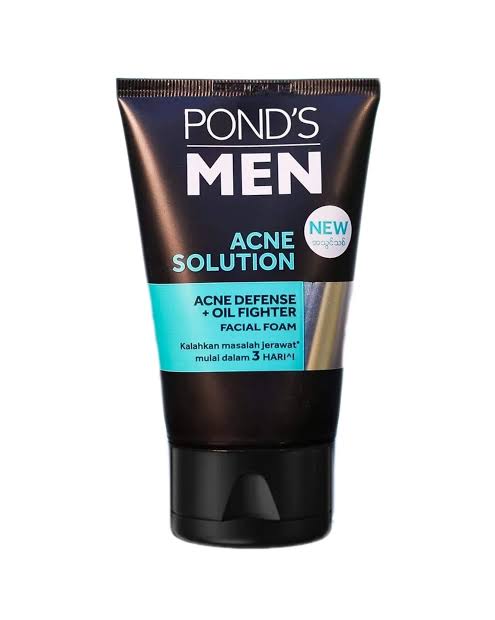 Pond's Men Acne Solution Acne Defense + Oil Fighter Facial Foam 100GM