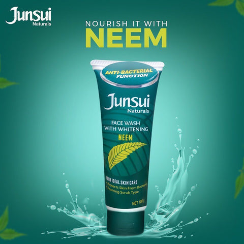 Junsui Naturals Face Wash With Whitening Neem 100gm