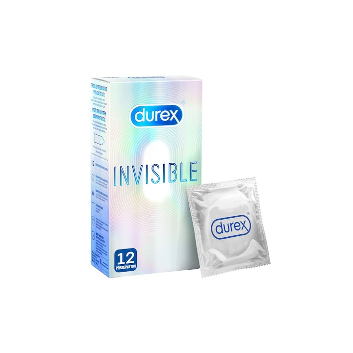 Durex Invisible Extra Sensitive Condoms 12-PACK