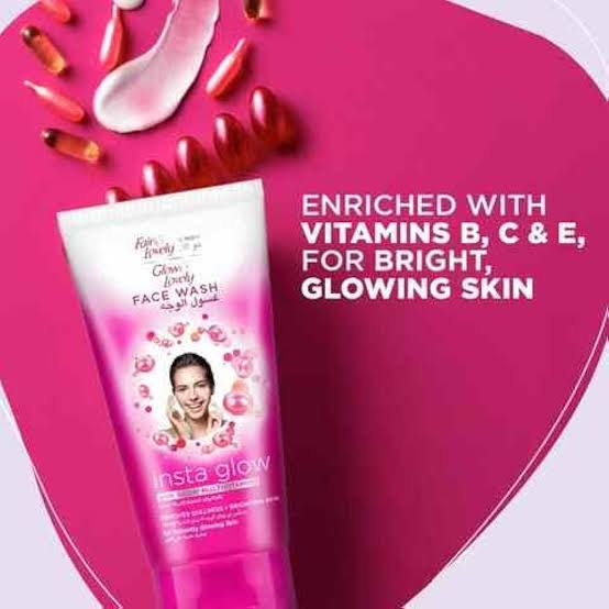 Fair & Lovely – Fair Face Wash With Multivitamins | Instaglow To Remove Dullness Brighten The Skin